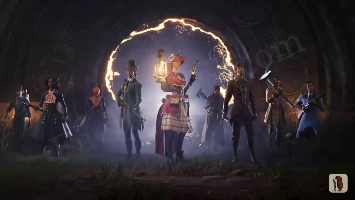 Screenshot of Realmwalkers leaving a portal Nightingale
